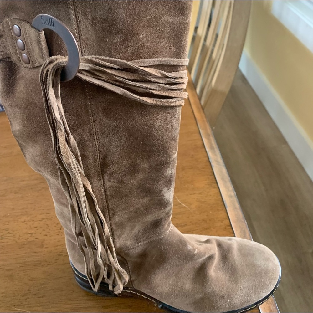 Sofft brand suede boots.